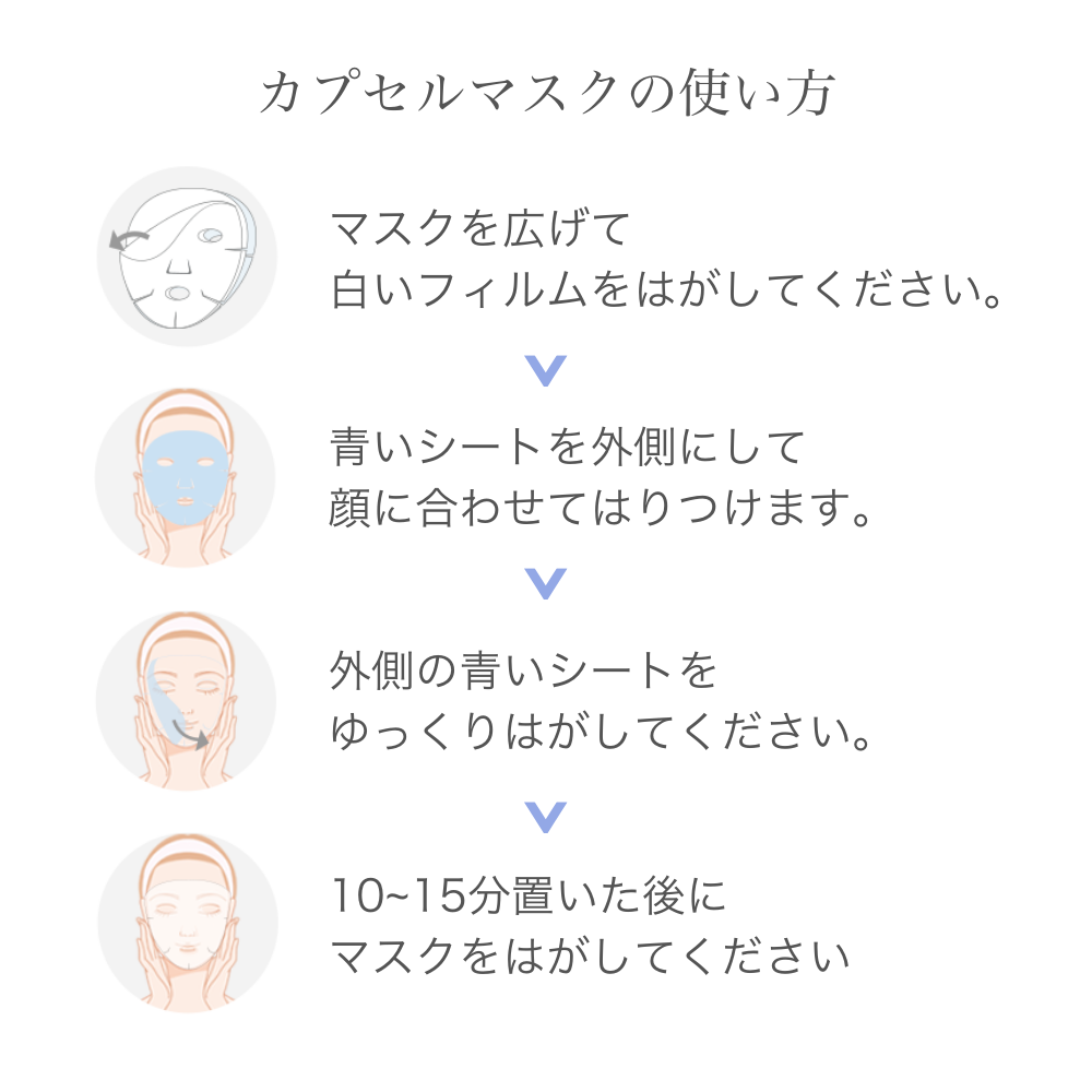 カプセルマスク ブライトニング Vit C(4枚入り)<シートマスク>