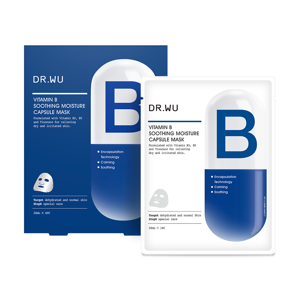 カプセルマスク スージング Vit B(4枚入り)＜シートマスク＞
